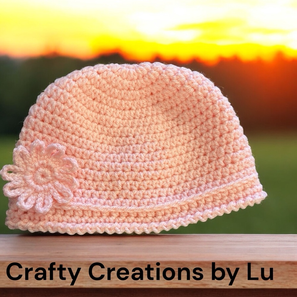 Peach Kids Hat